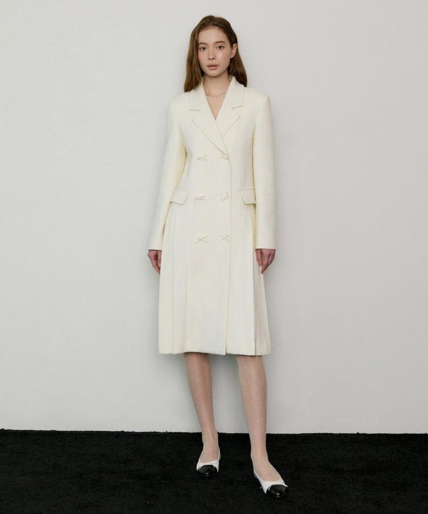 Otte Wool Ribbon Button Coat_3Color