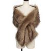 Faux Fur Warm Cheongsam Shawl Widened Pashmina Wraps Fashion Luxury Shawls  Daily
