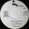 7inch Record TINGA STEWART - Inside My Heart NONE WKS Records Jamaica Reggae, Ska & Dub Used