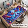 Mushroom Forest Theme Customized Mouse Pad Personalized Print Name Text Desk Mat For Home Office Table Decor