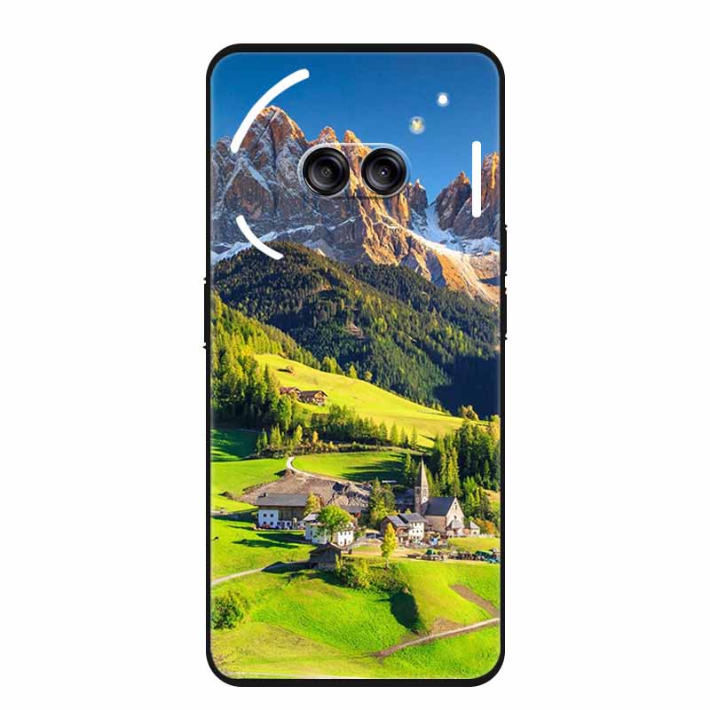 Чехол для Nothing Phone 2A Роскошный Мягкий Силиконовый Задний Чехол из ТПУ Чехлы для Телефона для Nothing Phone2A 5G A142 Ударопрочный Милый Любовь Capa