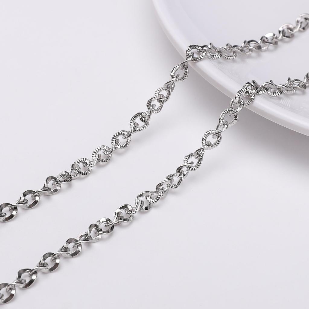 1 метр панк-цепи из нержавеющей стали для изготовления украшений своими руками - Прочная и устойчивая к коррозии