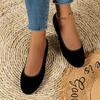 Elastic Knitting Flats Slip On Shoes for Women Summer Breathable Soft Loafers Woman Lightweight Casual Shoes Size 36-43