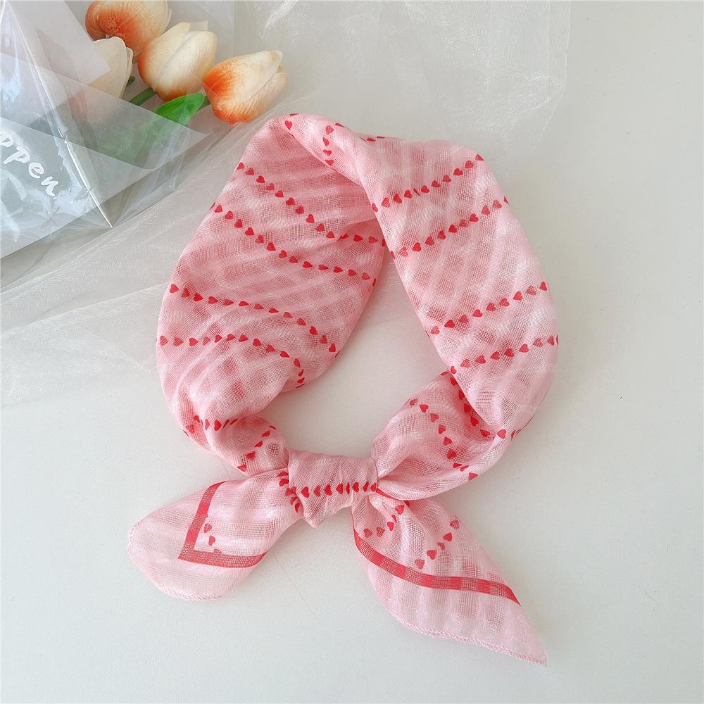 Маленький квадратный шарф из хлопка и льна, шелковый шарф, женский, весна и осень, новый стиль, художественный и универсальный, модный, темпераментный шарф-повязка на голову