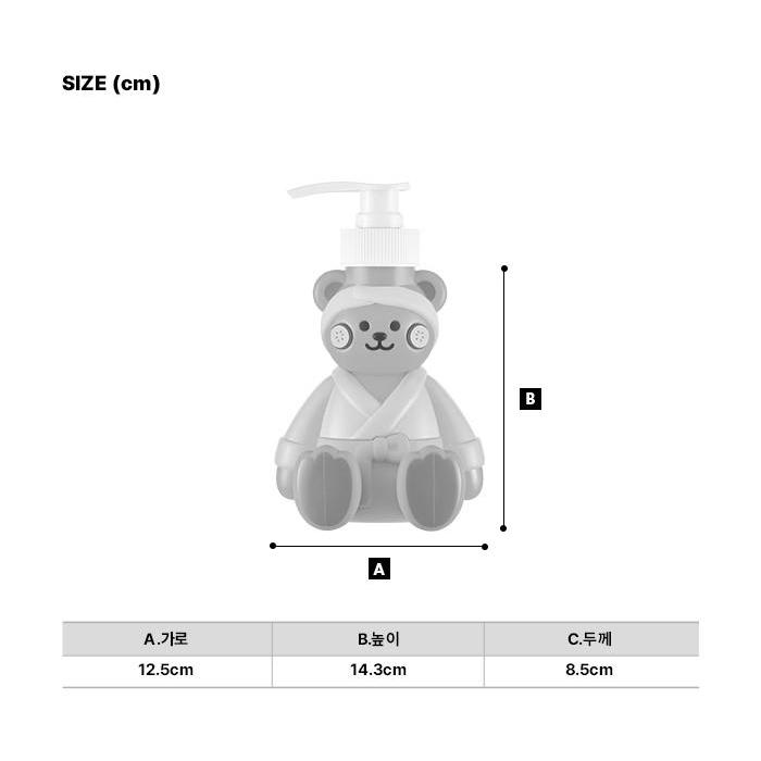 Wiggle Wiggle Liquid Soap Dispenser Refillable Pump Bottle (Bubbly Smile 700ml / Spa Time 300ml)