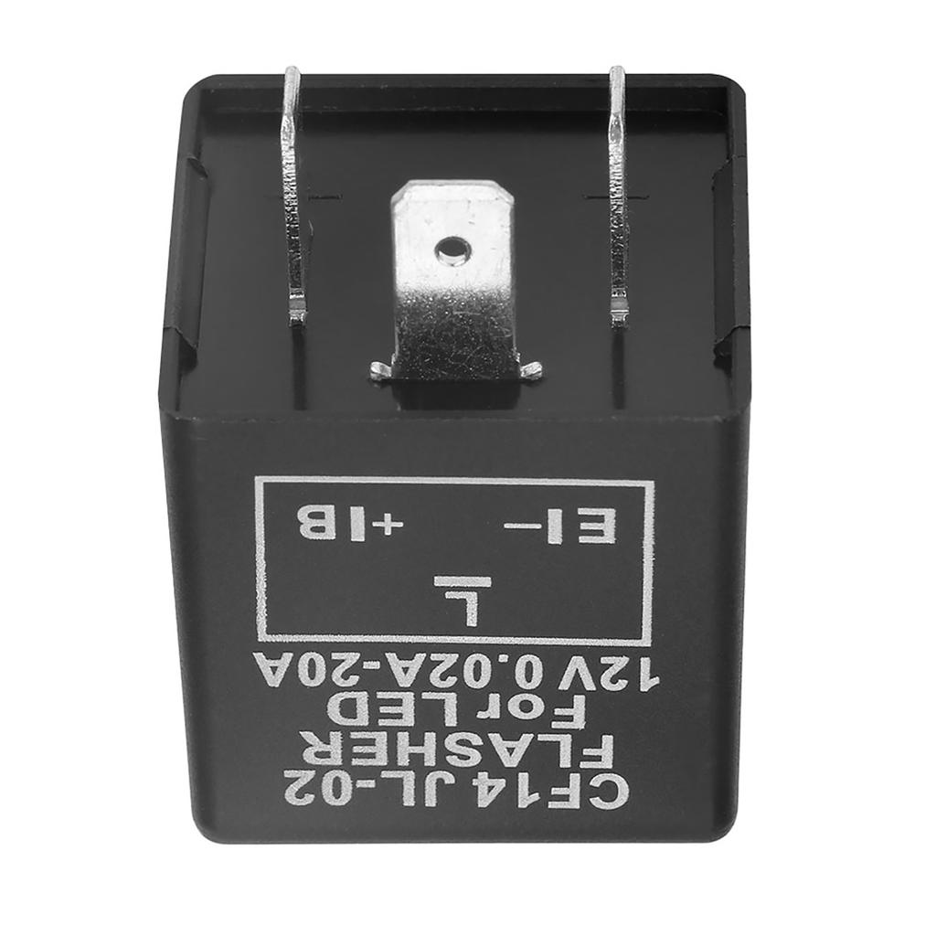 CF14 JL-02 3-контактный светодиодный мигающий реле-прерыватель для указателей поворота, устранение гипермигания, 12 В