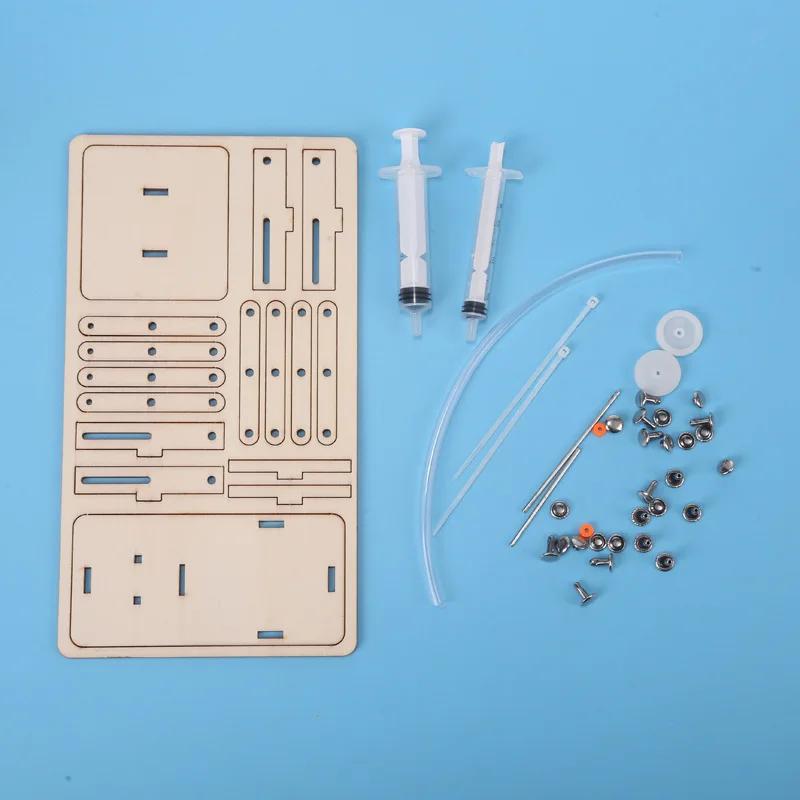 Diy Hydraulic Experiment Crane Model Science Education Kit Jigsaw Stem Technology Physics Toy For Learning