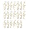 20Pcs Musical Note Paperclip Music Binder Shape Creativity Modeling Metal Craft SuppliesGold