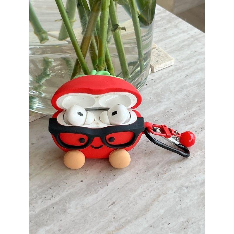 FreeArc Headset Protective Cover Sena Sanags7s/S6s Suitable for Cartoon Glasses Tomato Sand Earfree I5/Openfree Anti-Fall Silicone Earphone Case