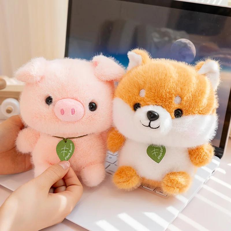 15см Каваи Мягкая Игрушка Корги Панда Кролик Плюшевые Игрушки Маленькая Розовая Свинка Мягкая Кукла Милый Компаньон для Стола Девочка Мальчик Подарок на День Рождения