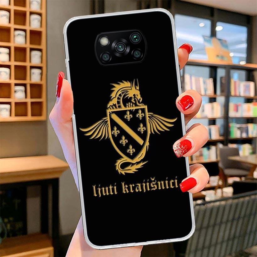 Bosnia And Herzegovina Flag Cover Phone Case For Xiaomi Poco F7 Ultra X7 X6 X5 Pro M7 Redmi 15C 15 13C 13 12C 12 10C 10 9A 9C 9T