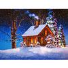 5D DIY Diamond Painting House Diamond Embroidery Winter Snow Scenery Cross Stitch Home Decor