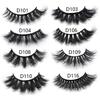 FOXESJI Eye Lashes 3D Mink False Eyelashes Fluffy Soft Natural Strip Mink Lashes Extension Volume Fake Eyelashes Thick Lash