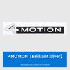 TCFJN1 Glossy Black 4MOTION Trunk Badge Emblem Compatible with Select VW Models Like Tiguan Touareg Golf Passat - Rear Lid Sticker