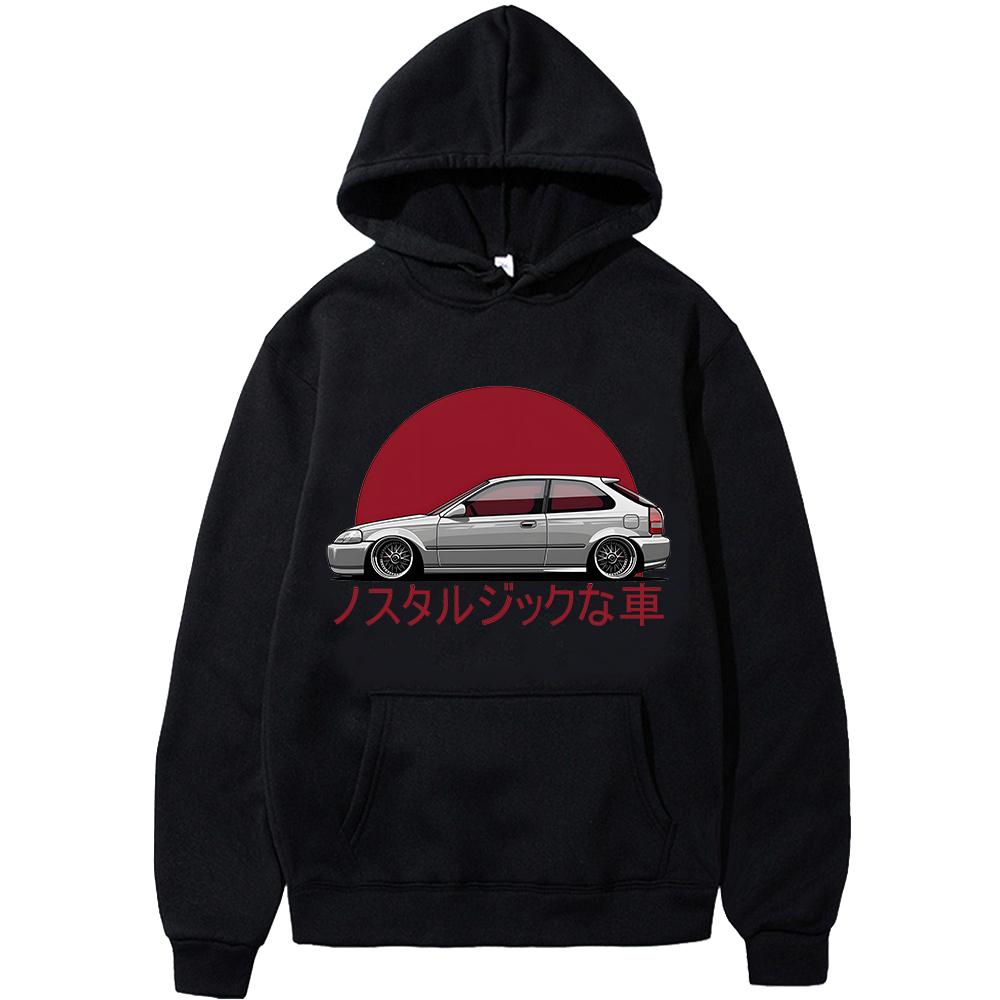 Hoodies Sweatshirts Jdm _ Japanese Hoodies Jdm Cars Men's Hoodie Hip Hop Sweatshirt Boys' Coat Sweatshirt Clothing New Style