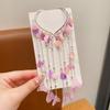 Cute Tassel Forehead Chain Mermaid Pearl Bow Accessories Fashion Hair Clip  for Children