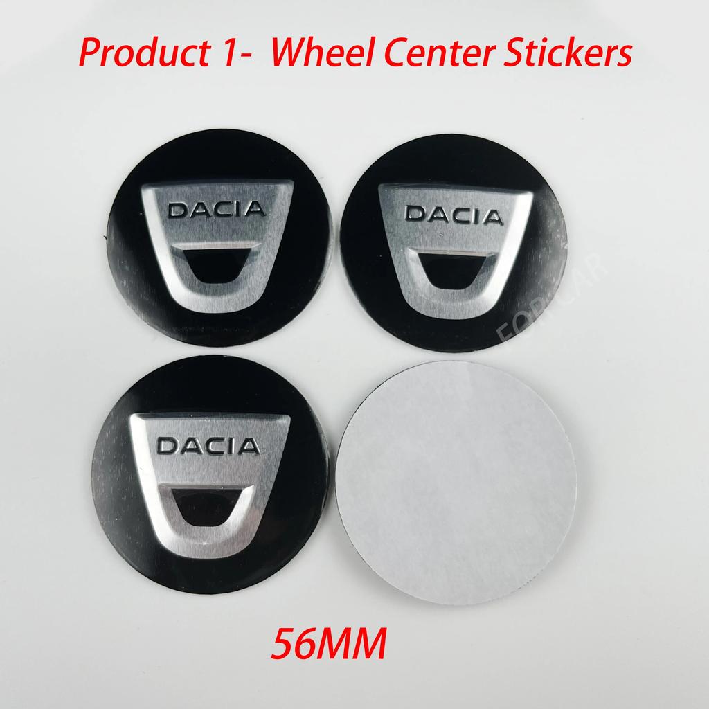 Car Wheel Center Cover Hub Center Stickers Caps Tires Rim Covers wheel parts Including For Dacia Duster Logan MCV Sandero Dokker