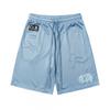 Streetwear Cross Patch Denim Shorts Men Relaxed Fit Ripped Vintage Wash Mid Length
