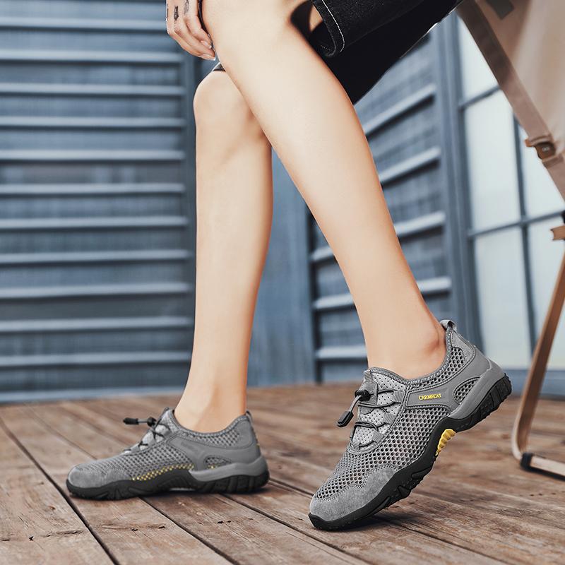 Модные мужские кроссовки из сетки для улицы, мужские лоферы слипоны, дышащая летняя повседневная обувь для мужчин, легкая обувь для кемпинга и походов