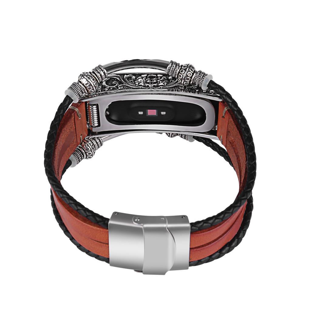 Сменный ремешок из кожи, металлический чехол для Xiaomi Mi 4