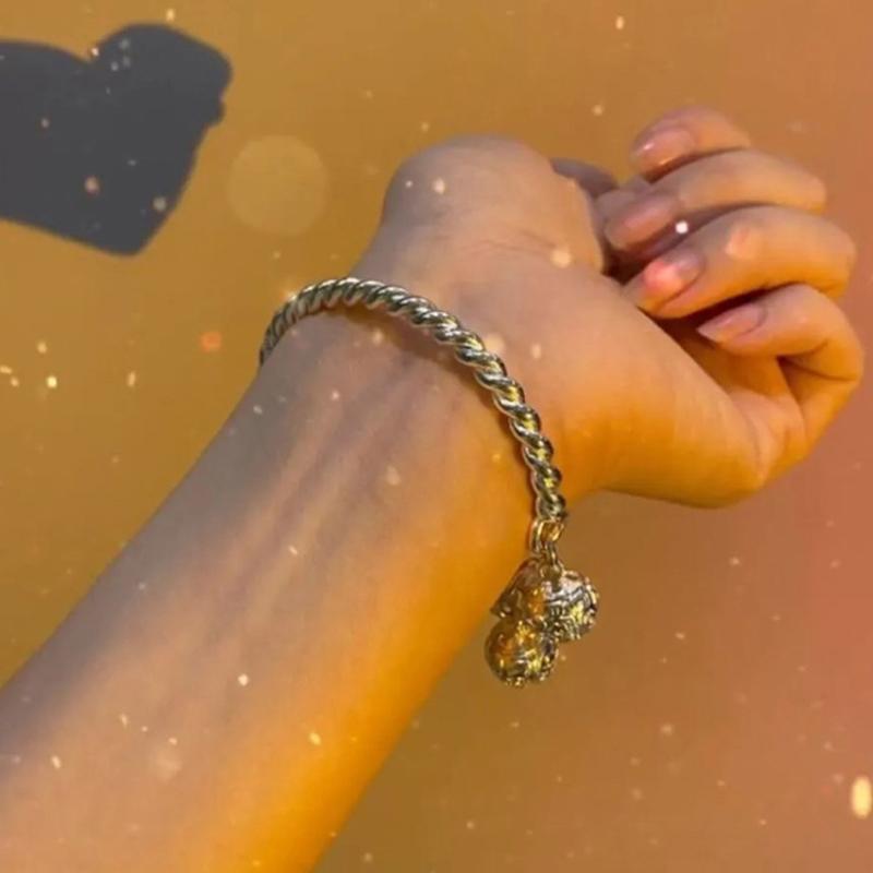 Подвески 925 пробы серебряный цвет красивый дворец колокольчик манжета браслет для женщин браслеты вечеринка свадебные украшения