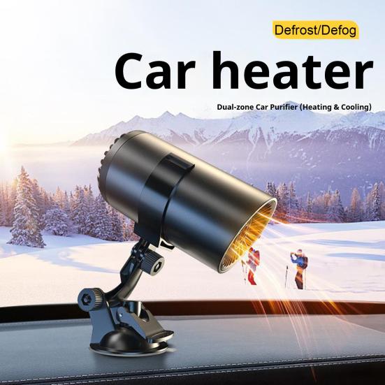 Car Heater And Defroster 12V/24V Portable Air Heater for Quick Warm-Up Universal Vehicle Interior Warmer