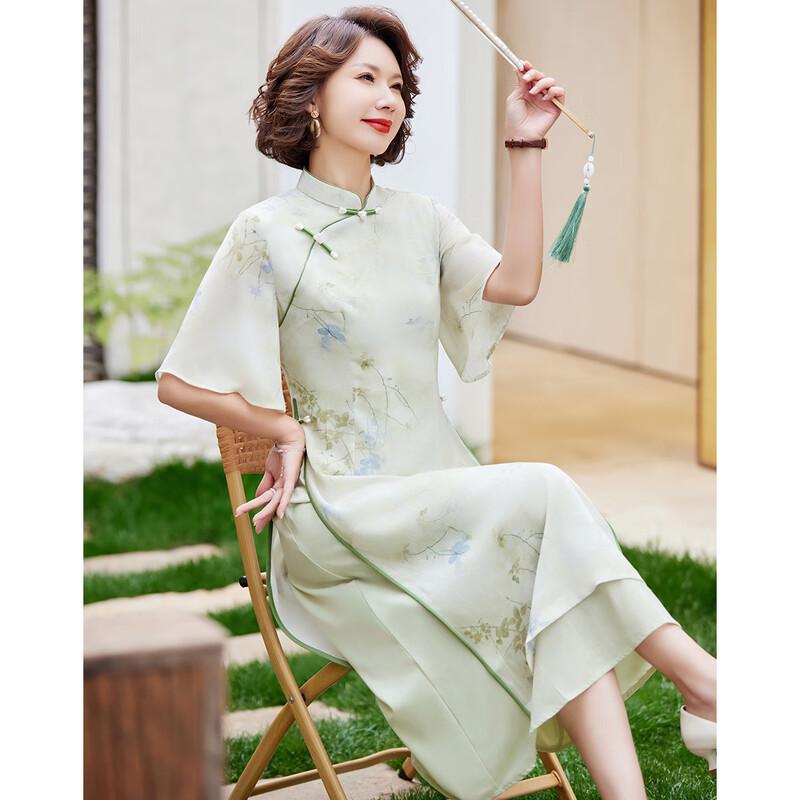 Элегантное платье ципао в китайском стиле