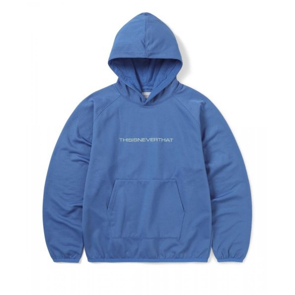Thisisneverthat Raglan Jersey Hoodie Ultramarine