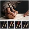 High-end Mini Pocket Wood Fountain Pen Sandalwood Business Fountain Pen  Student