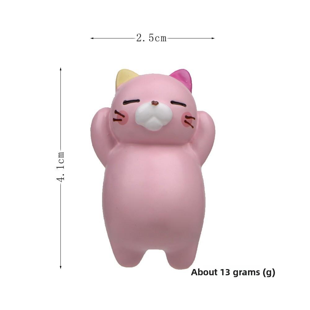 Cute Cat Lazy Three Dimensional Magnetic Refrigerator Resin Decoration Gift For