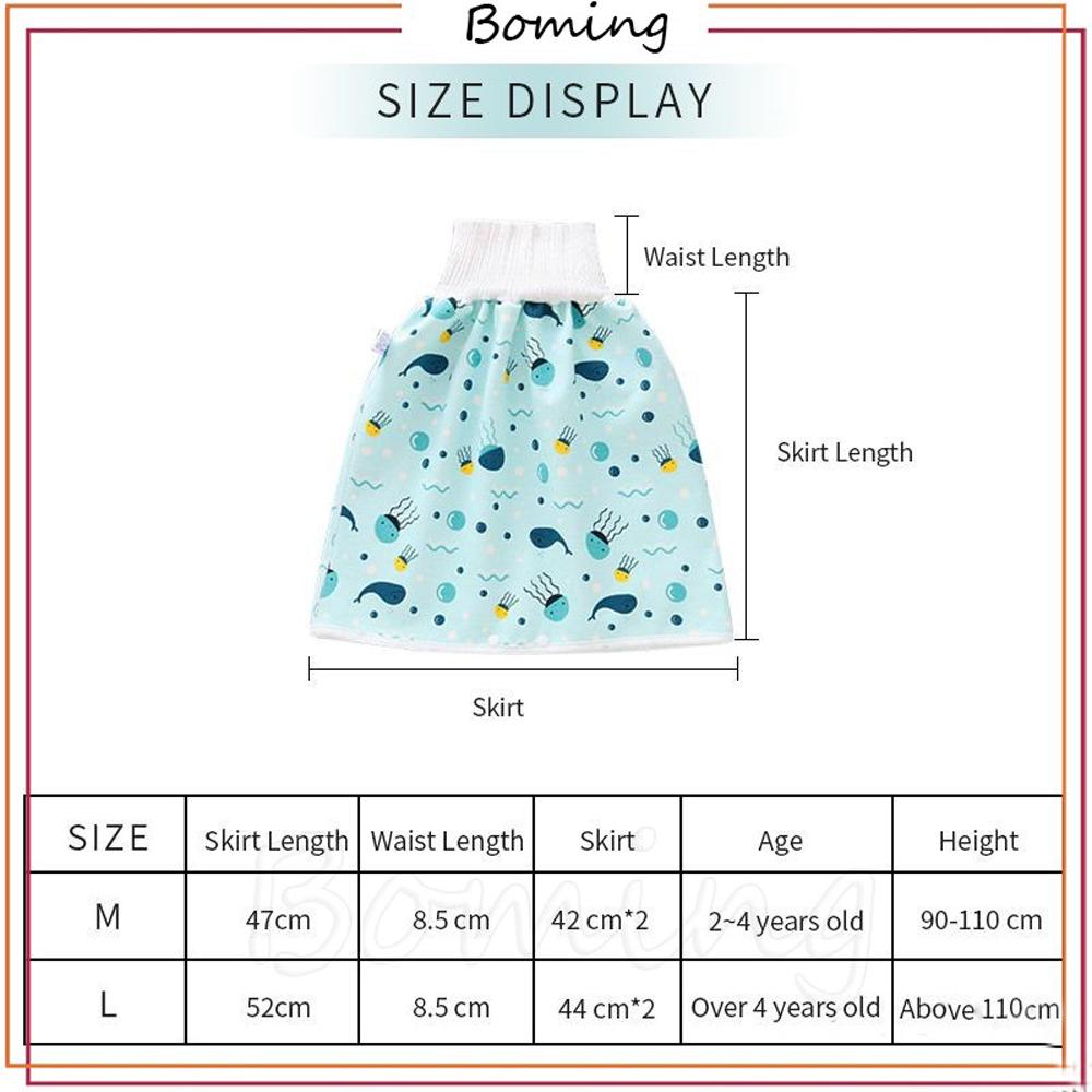 Bear Cloud Cherry Wave Cotton Flower Diaper Leak-proof Infant Training Pants Baby Diaper Skirt