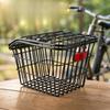 Bike Rear Rack with Basket Long-Lasting for Grocery Shopping, Commuters