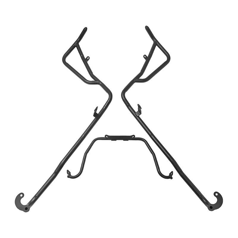 Sym DRG150 Front Bumper and Exhaust Guard: Scooter Protection Bar with Modified Accessories