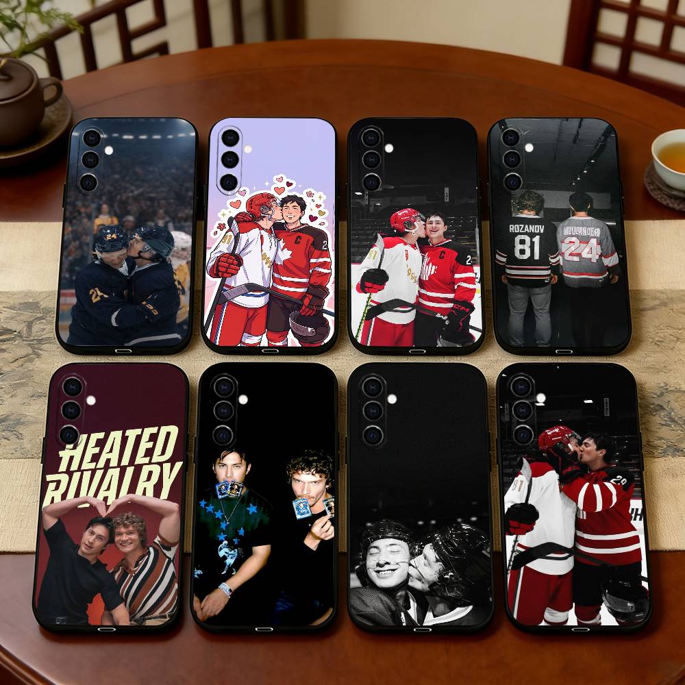H-Heated R-Rivalry R-Russia C-Canada Phone Case For Samsung Galaxy A73,A72,A71,A70,A53,A52,A51,Others Soft Black Cover