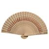8 Inch Folding Hand Held Fan Full-flush Fragrant Wood For Wedding Sandalwood Classic Chinese Im S4J8