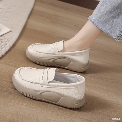 Удобные одинарные туфли женские новые осенние спортивные и повседневные на платформе туфли медсестры не устают от долгого стояния