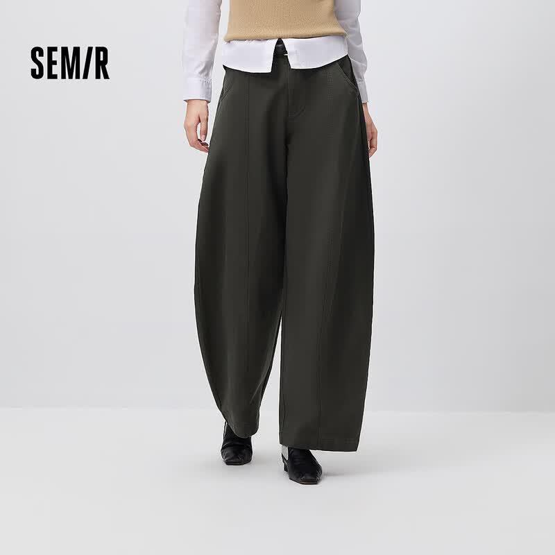 Женские свободные брюки Semir с изогнутыми штанинами