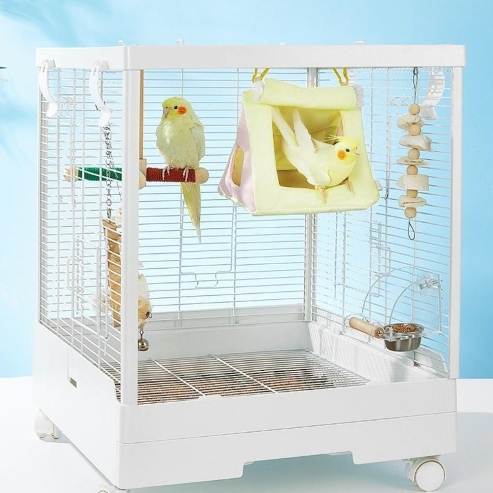 Bite Resistant Hanging Parrot Nest Breathable Net Bird House Triangle Bird Hammock Bird Cage