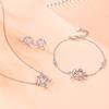 Mai Xiang Happiness Mai Ear Wreath Bird Ожерелье Ins Wind Fashion Универсальная розовая циркониевая ключичная цепочка