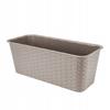 Caramel rattan balcony flowerpot 40 cm