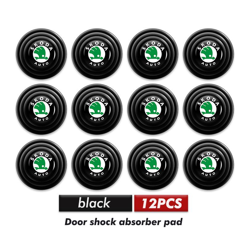 AAABT1 Car Door Shock Absorbing Pad Car Trunk Shock Insulation Pad For Skoda Octavia A5 A7 RS Fabia Superb Rapid Karoq