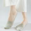 Ice Silk Sock Slippers Women Mesh Breathable Summer Invisible No Show Socks Solid Color Silicone Non-slip Low Cut Boat Socks Sox