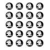 New 11mm 14mm Car Key Emblem Metal Sticker Logo Decal For Skoda Sharp Sharp crystal Sharp Rapid speed Pye Ye Di trunk