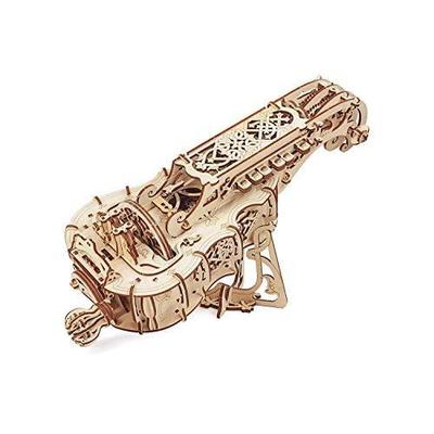 UGEARS Механические модели 3-D деревянные головоломки - Механическая шарманка, музыкальный инструмент