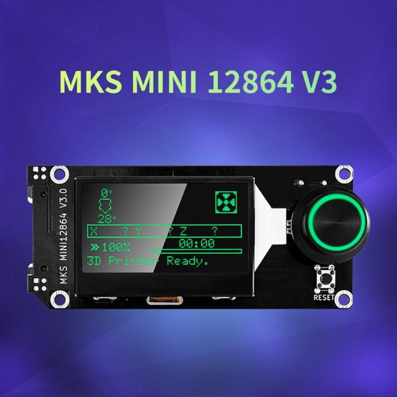 Аксессуары для 3D-принтера MINI12864 3.0 LCD 12864 для ЖК-дисплея Marlin - с держателем для карт