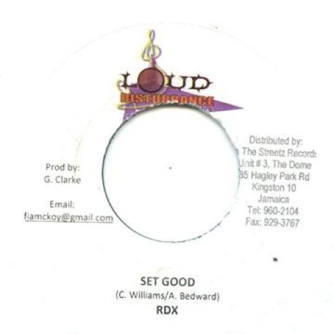 7-дюймовая пластинка RDX - Набор Хороший / Версия LDOD005 Loud Disturbanc 2009 Ямайка Регги, Ска и Даб