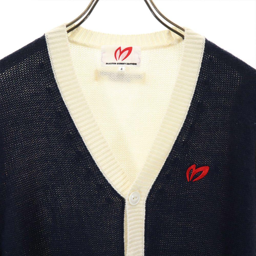 MASTER BUNNY EDITION PEARLY GATES Collaboration Long Sleeve V Neck Cardigan Men's Used