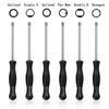 6PCS/Set Screwdriver Carburetor Adjustment Tool Single D Double D Hexagon Hex Socket Kit Set for Most 2cycle Carburetor LS