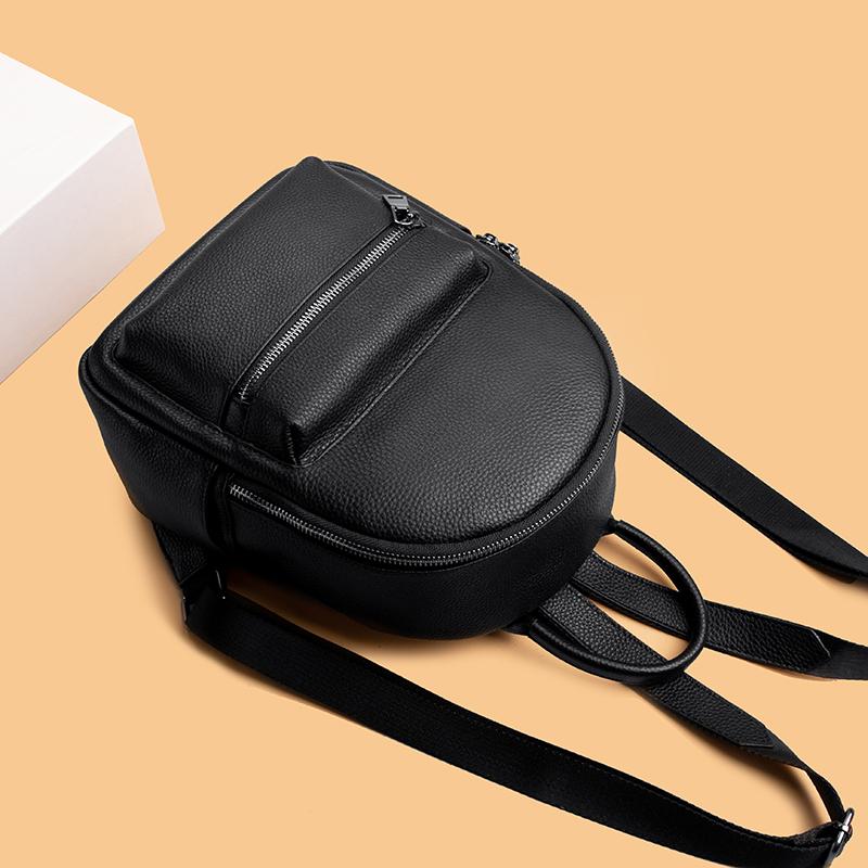 Мягкий кожаный рюкзак для девочек-подростков, женский дорожный рюкзак большой вместимости, кожаный рюкзак для отдыха, высокое качество, новый