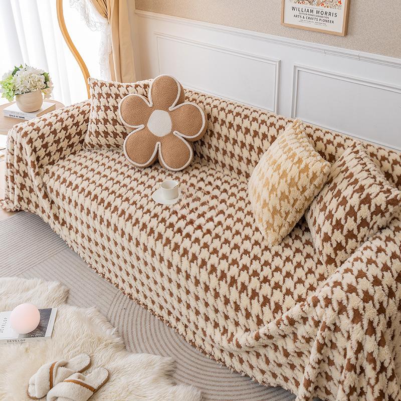 Чехол на диван, ткань, полный чехол, чехол для дивана, чехол для дивана, утолщенный флисовый чехол для дивана, полотенце